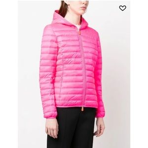 SAVE THE DUCK Pink Puffer Jacket